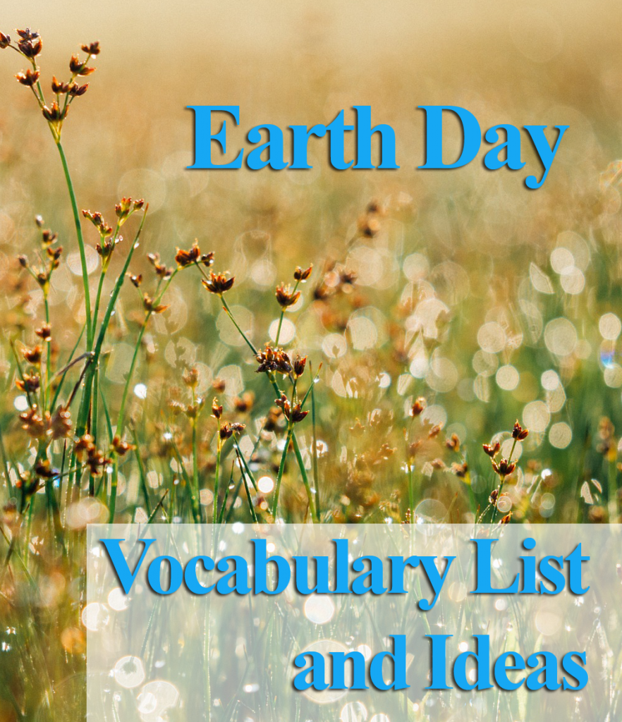 Earth Day Vocabulary List