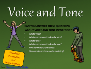 Voice and Tone ppt