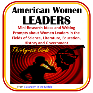 Women Leaders - topic cards