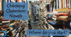 Choosing classroom novels can be a daunting task for any classroom teacher, but not anymore! The practical ideas at this blog post will help you decide which novels best fit the students in your upper elementary or middle school classroom! Make sure to check this out if you teach 3rd, 4th, 5th, 6th, 7th, or 8th grade! {And make sure to check out the FREE download too!}