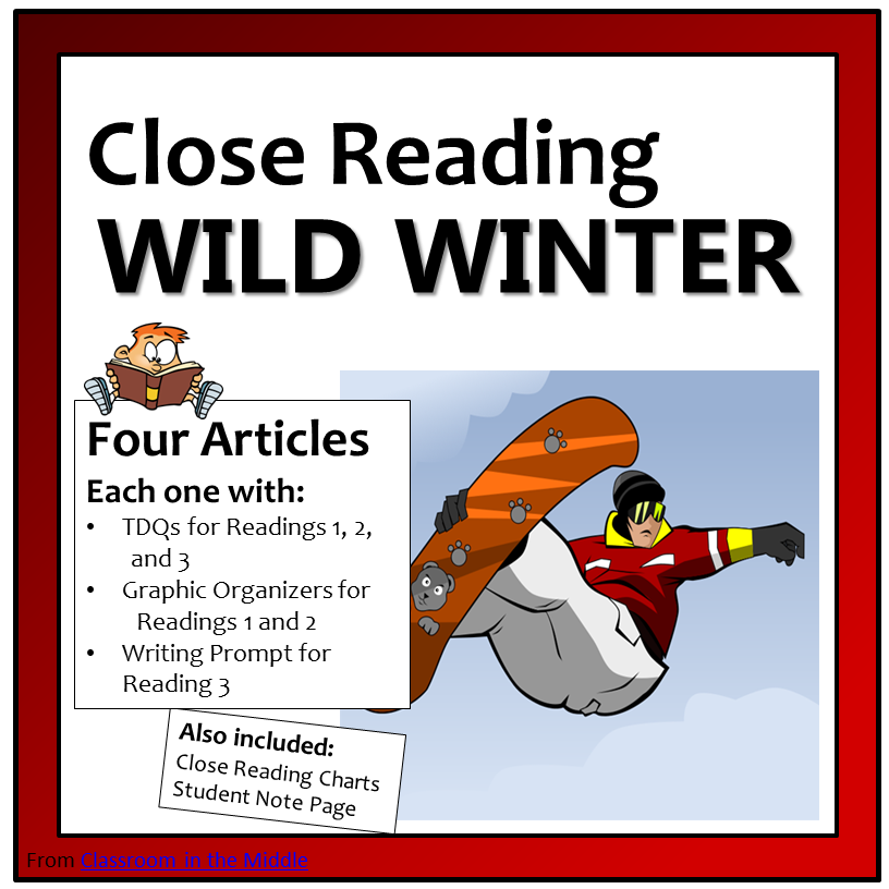 close reading - wild winter