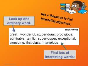 Use Thesaurus for Adjectives