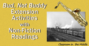 Bud, Not Buddy Extension Activities withNon-Fiction Readings fb
