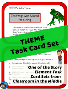 Theme Task Cards