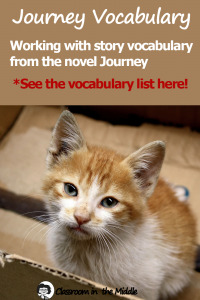 Journey Vocabulary