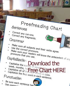Proofreading Chart Free pin