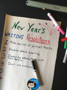 New Year's Writing Resolutions