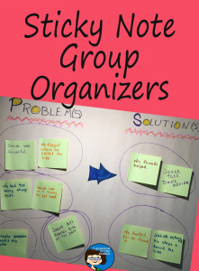 Sticky Note Group Organizers