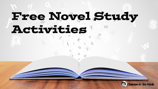 Free novel study activities