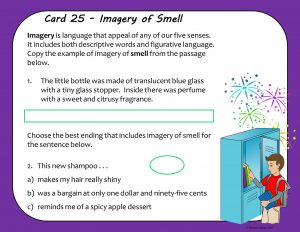 Figurative Language and Imagery Card 25
