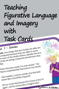 Teaching Figurative Language and Imagery with Task Cards