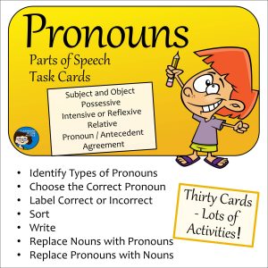 Pronoun Practice Task Cards