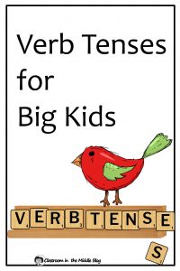 Verb Tenses for Big Kids pin