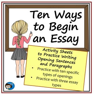 Ten Ways to Begin an Essay
