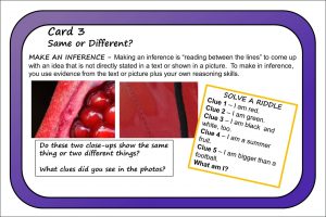 Inferences with Task Cards and Riddles