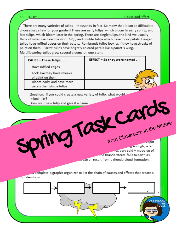 spring task cards
