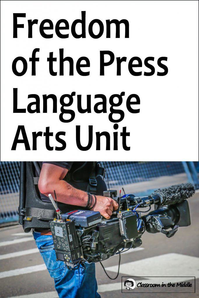 Freedom of the Press Language Arts Unit